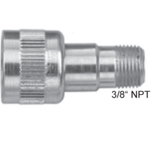 Kupplung Blackhawk-silber Zylinderseite 3/8'-(AR 400)