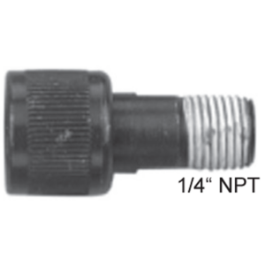 Kupplung Blackhawk-schwarz Zylinderseite 1/4'-AR 630)