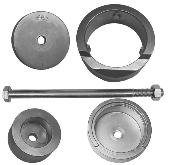 Druckstücksatz Hinterachse Ø69 Kunststofflager (oval) in Verbindung mit Standard z.B. Audi , Seat