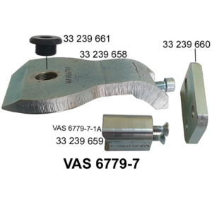 VAS 6779-7 Gegenhalter mit Einsatz komplett
